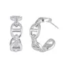 Pendientes de Aro Huecos Estilo Coreano para Mujer Versión de Alta Gama Chapados en Oro Real Nariz de Cerdo Pendientes de Aro de Lujo Ligero Pendientes de Estilo Minimalista Nuevos