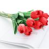 Reina de San Valentín Felices Fiestas Tulipán Flor Simulada Diosa Día de la Madre Decoración para Pastel de Cumpleaños Tarjeta Plug-In