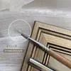 Pincel de Unhas de Madeira de Nogueira de Alto Padrão Estilo Principal Hua, Pincel para Aquarela, Pincel para Pintura Degradê, Pincel para Desenho de Linhas