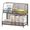 Estante de Mesa Organizador de Mesa Prateleira de Armazenamento Multicamadas Prateleira em Camadas para Mesa de Escritório Estante de Armazenamento para Mesa de Escritório de Dormitório de Estudante
