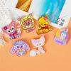 Broche Insignia Acrílico de Dibujos Animados Creativo Lindo Animal Oso Colgante Pin Adorno para Niños Parche