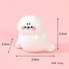 Figuritas de lobos marinos lindas en miniatura, 6 estilos, accesorios de decoración para paisajismo DIY, adornos colgantes, piezas decorativas en miniatura
