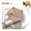 Faixa de Cabelo de Coral Fleece para Lavar o Rosto, Maquiagem, Esportes para Mulheres, Faixa para Cobrir o Rosto, Faixa Absorvente de Suor, Fecho de Velcro, Prendedor de Cabelo