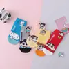 Calcetines de barco para mujer de primavera y otoño, calcetines frescos con lunares, calcetines invisibles para estudiante con estampado de gatitos y animales, venta al por mayor