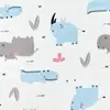 Capa para bolsa de roupas de algodão estampado, malha de algodão classe A para bebês, 300 peças, estampado, dupla face