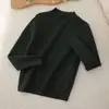 Suéteres de Outono e Inverno para Crianças, Aula a, para Meninos e Meninas, Malha Básica, Suéteres Macios de Lã Estilo Coreano para Bebês e Crianças Pequenas