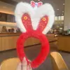 Diadema de Felpa con Cabeza de Caballo de Dibujos Animados Año Nuevo Diadema Año del Caballo 3D Regalo de Zoológico Diadema para Niños y Adultos Accesorio para el Cabello