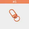 Hebilla de Puerta Giratoria Pintada de Colores Colgante de Joyería DIY Llavero de Metal para Equipaje Accesorio para Muñeca Venta al por Mayor