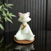 Adorno de Resina Estilo Chino Nuevo Noreste: Zorro de Nueve Colas y Hada Amarilla en Estilo Zen para Decoración de Mesa de Té en Casa, Venta al por Mayor