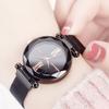 Venta al por mayor de fábrica trémolo más vendido con cielo estrellado moda retro cielo estrellado malla ferromagnética correa reloj estudiante femenina coreana