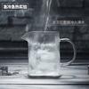 Venta al por mayor de fábrica taza justa de vidrio grueso resistente al calor juego de té kung fu cuadrado creativo garantía de calidad del té