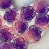 2023, todo nuevo, polvo púrpura hielo a través de viñetas, tarjeta rosa degradada de 33 mm, tienda japonesa hecha a mano, venta al por mayor
