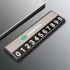 Adecuado para Land Rover Discovery Sport Range Rover Sport Velar Evoque Defender Placa de Número de Teléfono de Estacionamiento Temporal