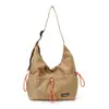 Bolso de Hombro Ligero con Cordón, Bolso Deportivo y de Ocio, Bolso Cruzado para Viajes Diarios de Material Mixto, Bolso Cruzado de Mujer Patchwork, Bolso de Hombro