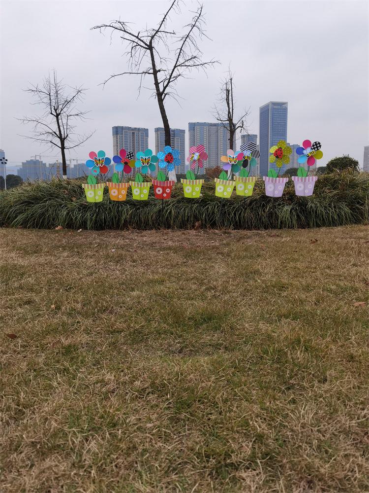 布制小花缸 (2)