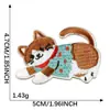 Patche de Bordado Autoadesivo de Gatinho Desenho Animado Fofo e Divertido para DIY em Copo de Água, Acessórios de Roupa, Mala, Tecido para Bordado