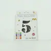 Venta al por mayor estilo INS comercio electrónico transfronterizo 16 pulgadas Exquisitamente empaquetado digital empaque individual de tarjeta de papel globos de papel de aluminio, versión delgada americana