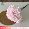 Hortensia de Seda Artificial, 270 Piezas, Ramo de Cinco Ramas de Hortensias, Venta al por mayor en el extranjero, Base de Decoración para Arreglo Floral de Fondo de Boda