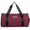 Esportes Fitness Bag Feminino Yoga Bag seco e molhado sapatos separados Shoulder Bag Training Bag Cilindro Short Distance Portable Travel Bag