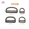 Suministro de accesorios para equipaje de la fábrica Anchuang, anillo en D de plástico, media hebilla en D, material POM, hebilla en D pentagonal, ajuste, hebilla triangular