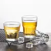 Taza de Vidrio Youwei Taza Octagonal Resistente al Calor Taza de Té Hotel 0.1kg Taza de Licores Bar Ktv Taza de Cerveza Taza Comercial