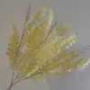 Cachos artificiais de folhas de acácia para arranjos de chão de casamento, decoração de casamento, arranjos florais, folhagem de fundo, decorações de corredor de hotel