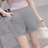 Shorts de Mujer Verano 2023 Nuevo Estilo Coreano Cintura Alta Adelgazantes Forma A Pierna Ancha Pantalones Cortos Ajustados Delgados Combinan con Todo Estudiante Pantalones de Tres Minutos para Usar por Fuera