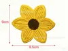 Accesorios al por mayor para ponis grandes Pegatinas de tela para bordado solubles en agua Girasol Mariposa Ropa Bolsas Parche de dibujos animados Decoración