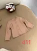 Blusa de manga longa com capuz listrada estilo INS para bebês e crianças pequenas, doce camisa base com botões para meninas