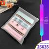 Saco com zíper para roupas atacado saco plástico embalagem para roupas comércio exterior palavras de advertência saco fosco 16 Seda 25*35cm