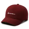 Gorra de Béisbol con Letra de Punto de Cruz para Hombres y Mujeres Sombrero Protector Solar con Visera Corta Gorra tipo Pico Versátil Casual para Exteriores