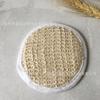 Toalla de Baño Natural de Lufa para Hoteles y Casas de Huéspedes, Elimina Grasa y Suciedad, No Desechable, Sisal de Algodón y Lino, Exfoliante de Baño Duradero, Varios Estilos