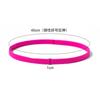 Diadema Deportiva Elástica Ancha de 1 cm Diadema sin Costuras Color Caramelo para Correr Fútbol Accesorio para el Cabello Antideslizante Diadema Transfronteriza