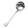 Escumadeira de Aço Inoxidável para Uso Doméstico, Concha para Sopa, Escumadeira de Carne para Panela Quente, Concha de Sopa para Restaurante, Pegador e Coador de Sopa Doméstico