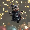 Transfronterizo Nuevo Acrílico 2D Creativo Colgante de Cachorro de Motocicleta Coche Bolsa Decoración Festiva Decoraciones Navideñas