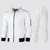 Novo casaco de malha com zíper e gola alta, casaco de malha masculino xadrez, cor sólida, cardigã, terno da mesma cor