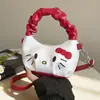 Bolso de Mano Mini Plegado Color Block Estilo Nuevo Verano 2026 Transfronterizo para Niñas con Moño de Dibujos Animados, Bolso Pequeño de Hombro Cruzado