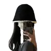 Otoño e Invierno engrosado cálido a prueba de frío protección para las orejas personalidad todo-partido sombrero de pescador femenino celebridad de internet atmósfera moderno sombrero de cubo ins