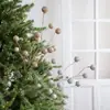 Plata Champán Esquejes de Fruta Decoraciones Navideñas Decoración de Árbol de Navidad Decoración de Bayas con Lentejuelas de Espuma Simulada
