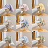 Estilo Japonés Estilo Coreano Moda Combinación Perfecta Cuadros Fresco Cintas Gorra Verano Mujer Protección Solar y Sombrilla Gorra Fotografía Combinación Perfecta