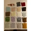 Camiseta Base Minimalista Otoñal de Cacahuete Versátil Básica Multicolores Para Superponer Cuello Redondo Manga Larga 11923