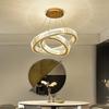 Luz Luxo Criativo Sala de Jantar Lustre de Cristal Pós-moderno Simples High-end Villa Pick Hollow Apartamento Duplex