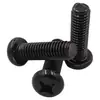 Tornillos para Máquina de Cabeza Redonda y Tornillos de Cabeza Phillips de Acero al Carbono Pm Negro M1M1.6M2M3M3.5M4M5M6Mm