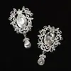 Acessórios para Joias DIY de Pedra Preciosa Metal Base de Flor Fivela de Strass Pingente de Gota D'água Ornamentos de Liga Acessórios para Cabelo Acessórios de Decoração para Roupas