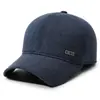 Gorra de béisbol para hombre de invierno nueva, con protección para las orejas, pico de pato, engrosada y cálida, gorro de algodón y lana, gorro para exteriores a prueba de frío