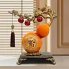 Nuevos Nuevos Ornamentos de Calabaza Ruyi Chinoserie Grande de la Fortuna Decoración para Sala de Estar, Entrada, Aparador Regalo de Inauguración de Casa