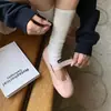 Zapatos planos estilo ballet poco profundos de talla grande 40-42 de comercio exterior con empeine y suela suaves, zapatos Mary Jane para mujer de piel genuina