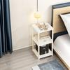 Estantería de Almacenamiento Simple de Múltiples Niveles para Uso Doméstico, Estantería de Almacenamiento Metálica Independiente Multifuncional para la Entrada, Adecuada para Uso en el Dormitorio