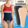 Parche Impermeable con Forma de Gota de Agua para Privacidad al Nadar, Baño, Parque Acuático, Entrenamiento de Natación y Parche de Cuidado Fijo para Niñas