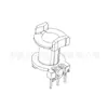 Carrete transformador RM7, carrete de baquelita RM8, carrete de alta frecuencia, pin vertical 3+0 0704